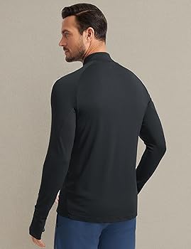 Amazon.com: CRZ YOGA Mens Quarter Zip Pullover Long Sleeve